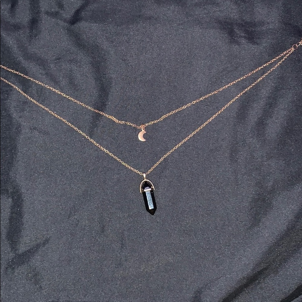 Black onyx necklace